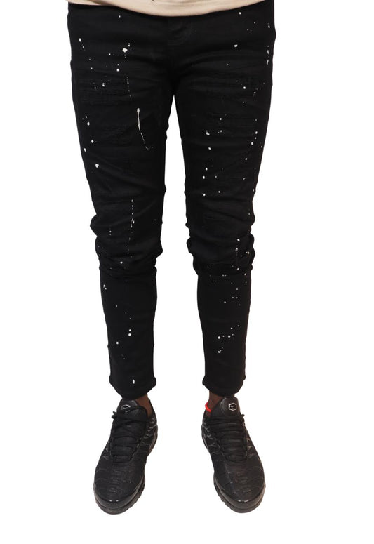 Jeans estilo hip-hop Negro