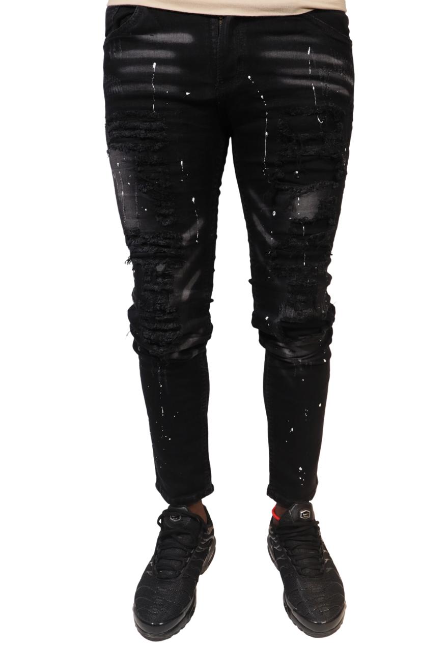 Jeans estilo hip-hop Gris